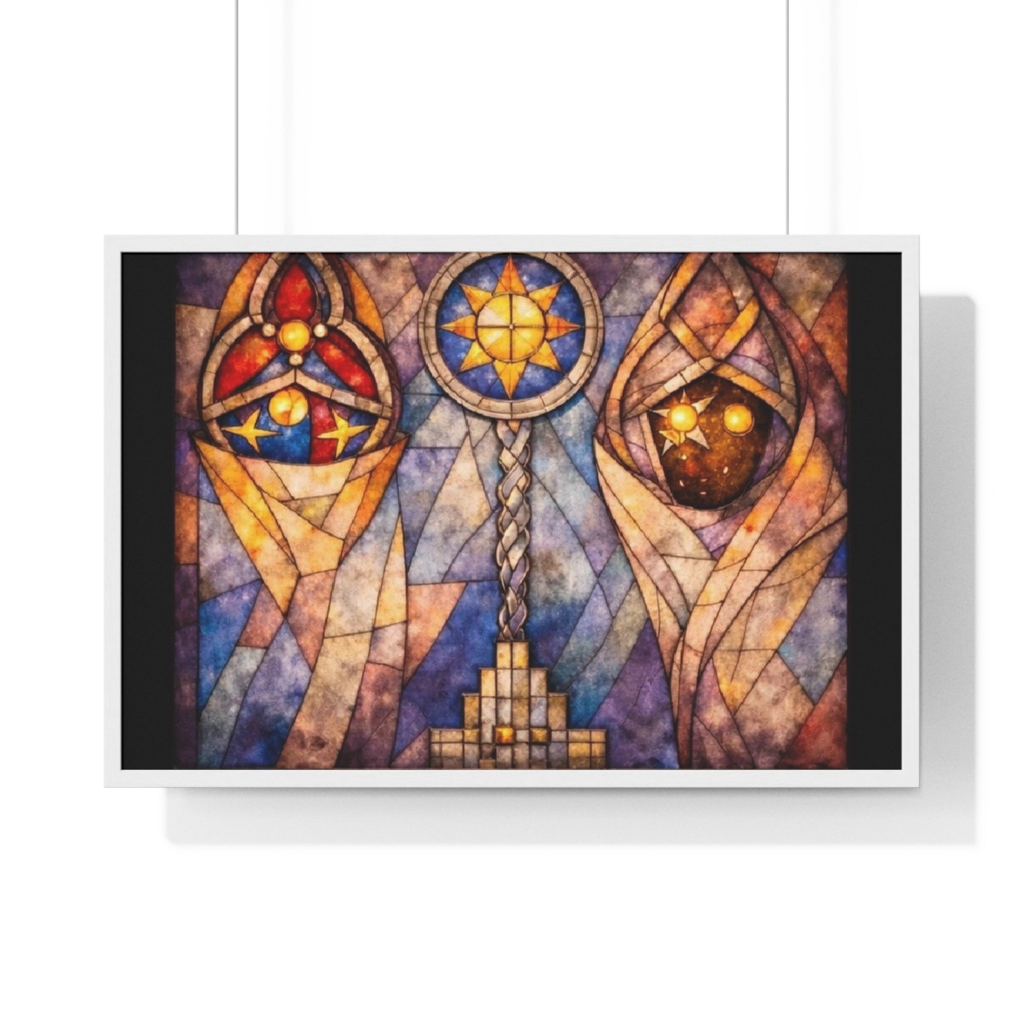 Stained Glass framed