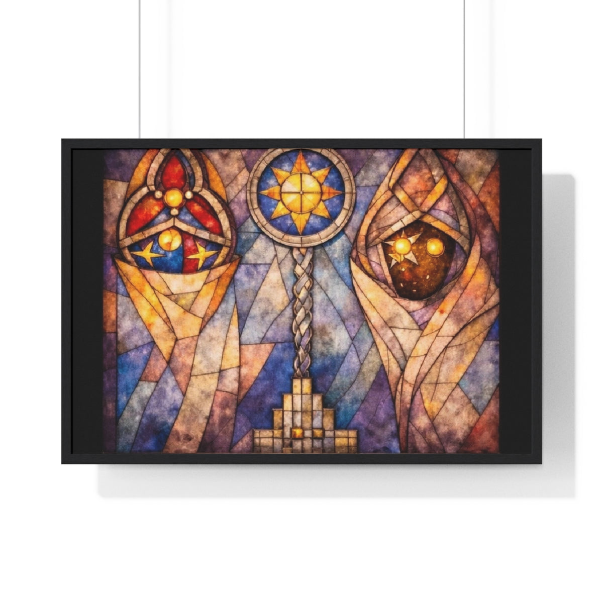 Stained Glass framed
