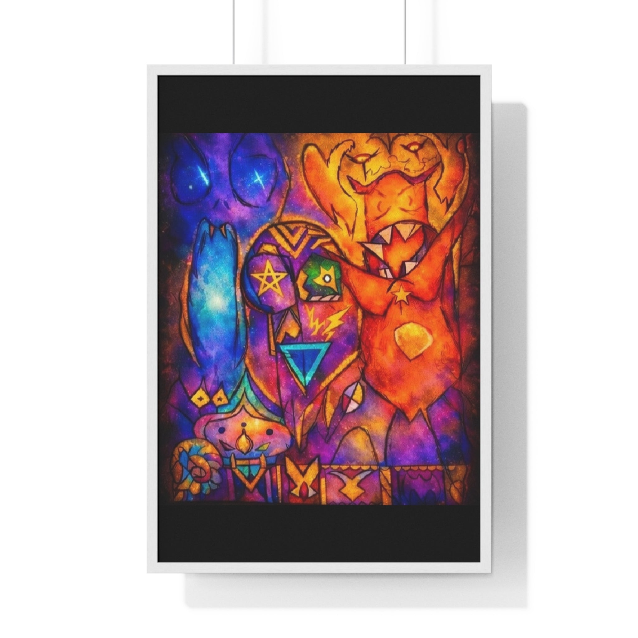 Amigos framed