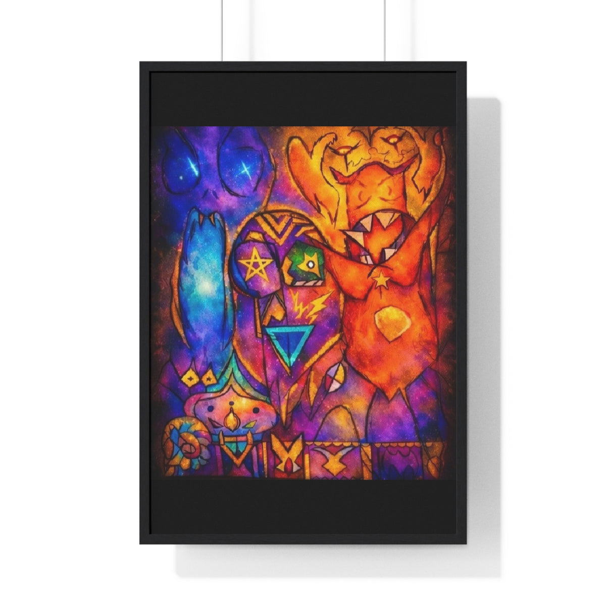Amigos framed